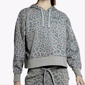 NikeWomens Dri-FIT Get Fit Leopard Print Hoodie Size M